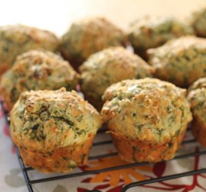 Pumpkin Spinach Feta Muffins Lunchbox