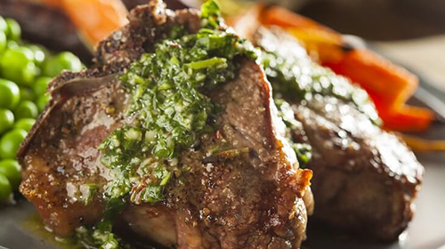 Lamb Chops with Chimichurri Sauce Recipe