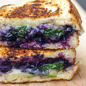 Balsamic Blueberry Grilled Cheese Sandwich