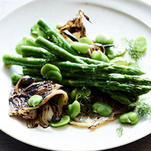 Grilled Fennel & Asparagus Salad