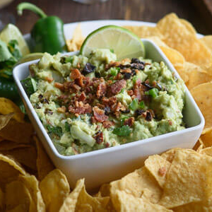 Sundried Tomato Bacon Guacamole