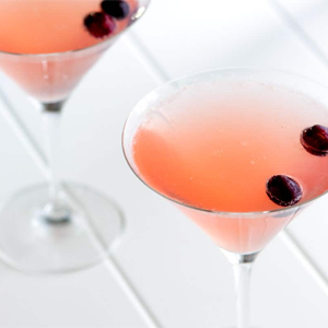 Champagne Cosmopolitan Cocktail