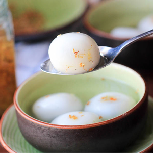 Tang Yuan Black Sesame Filling Chinese New Year Recipe