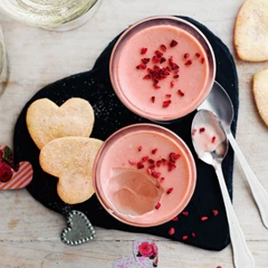Raspberry Possets Valentine Recipe