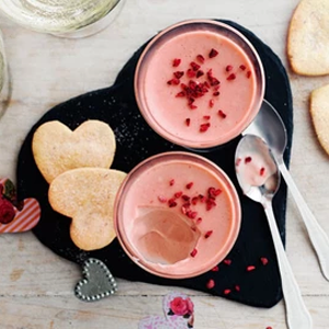 Raspberry Possets Valentine Recipe Raspberry Possets Valentine Recipe