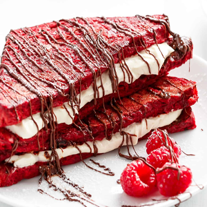 Red Velvet French Toast Valentine Recipe Red Velvet French Toast Valentine Recipe