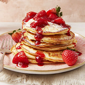 Strawberry Cheesecake Pancakes Valentines Recipe Strawberry Cheesecake Pancakes Valentines Recipe