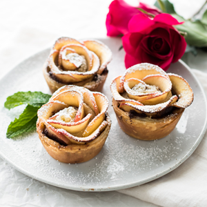 Puff Pastry Nutella Apple Roses Valentines Recipe Puff Pastry Nutella Apple Roses Valentines Recipe