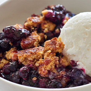 Blueberry Anzac Biscuit Crumble Recipe Blueberry Anzac Biscuit Crumble Recipe