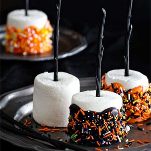 Marshmallow Pops Halloween Treats