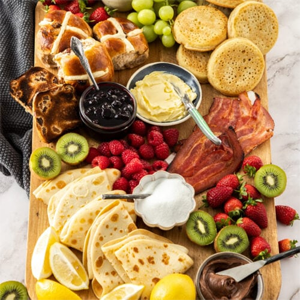 Easter Breakfast Charcuterie Board