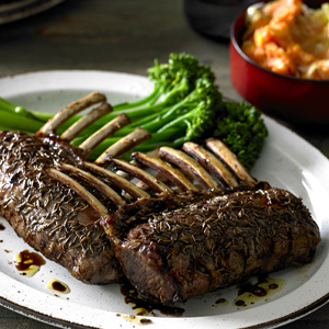 Glazed Lamb Rack Easter Recipe Glazed Lamb Rack Easter Recipe