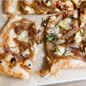 Caramlised Onion Brie Tart Cooking for Mum